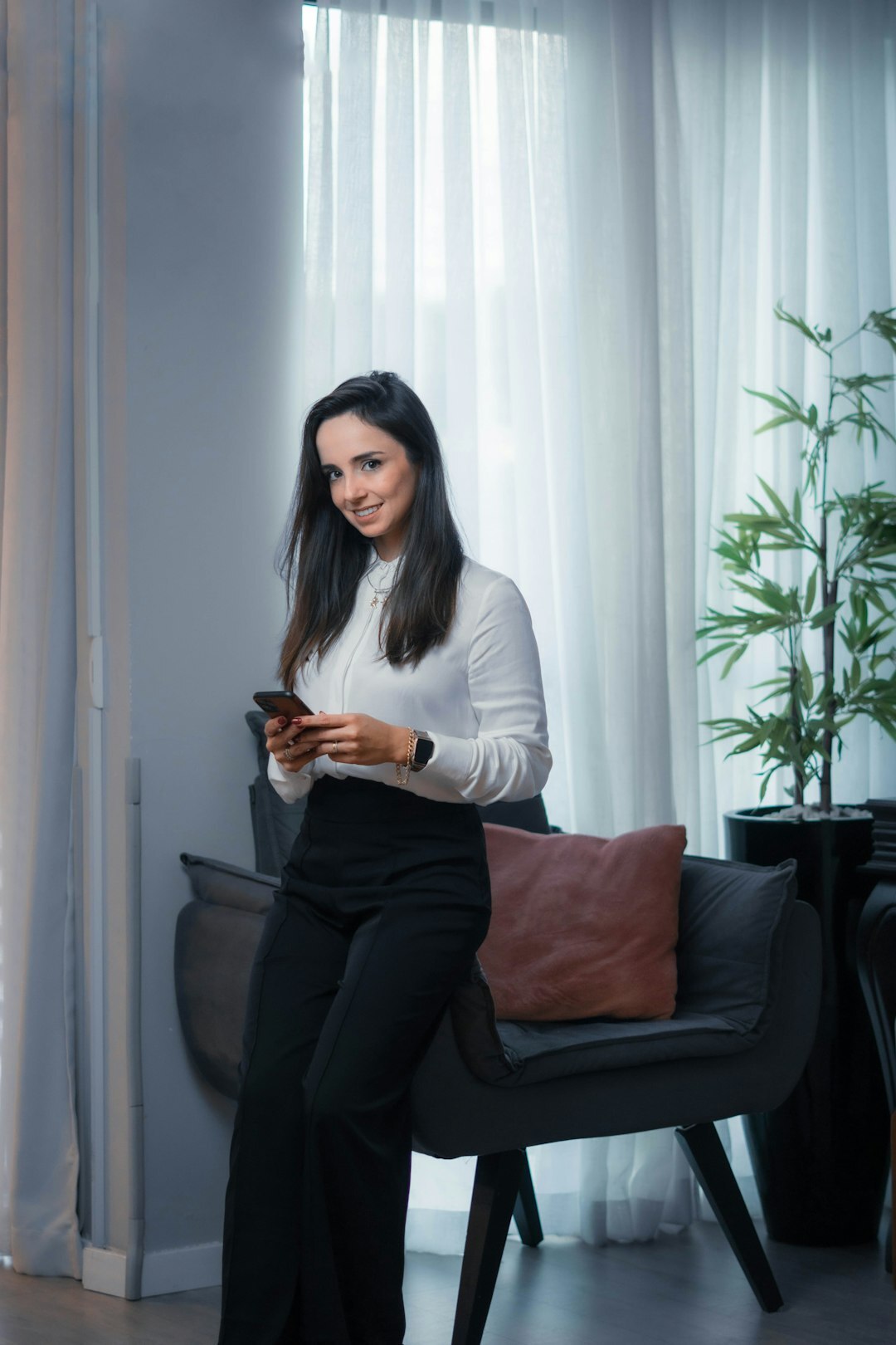 Portrait of a professional woman content director